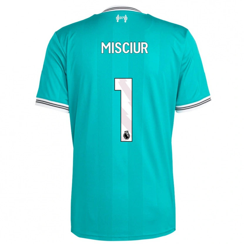 Danxen Damen Kornel Misciur #1 Grün Weiß Ausweichtrikot Trikot 2025/26 T-Shirt Österreich