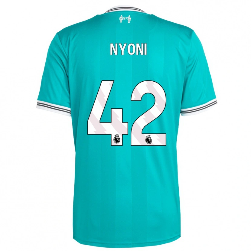 Danxen Damen Trey Nyoni #42 Grün Weiß Ausweichtrikot Trikot 2025/26 T-Shirt Österreich