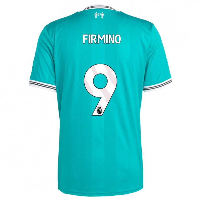Danxen Damen Roberto Firmino #9 Grün Weiß Ausweichtrikot Trikot 2025/26 T-Shirt Österreich