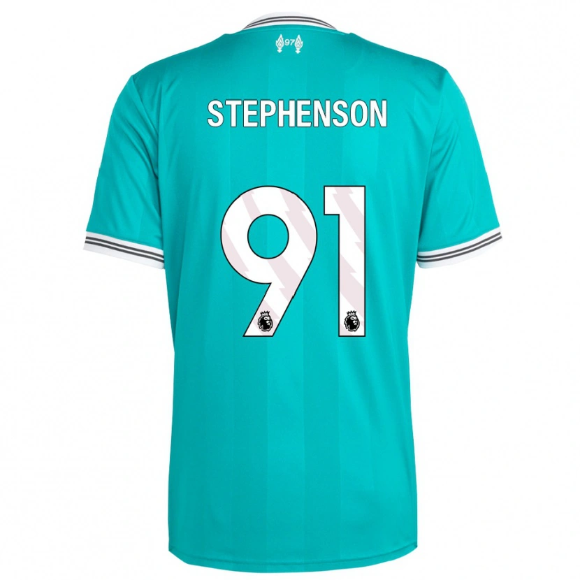 Danxen Damen Luca Stephenson #91 Grün Weiß Ausweichtrikot Trikot 2025/26 T-Shirt Österreich