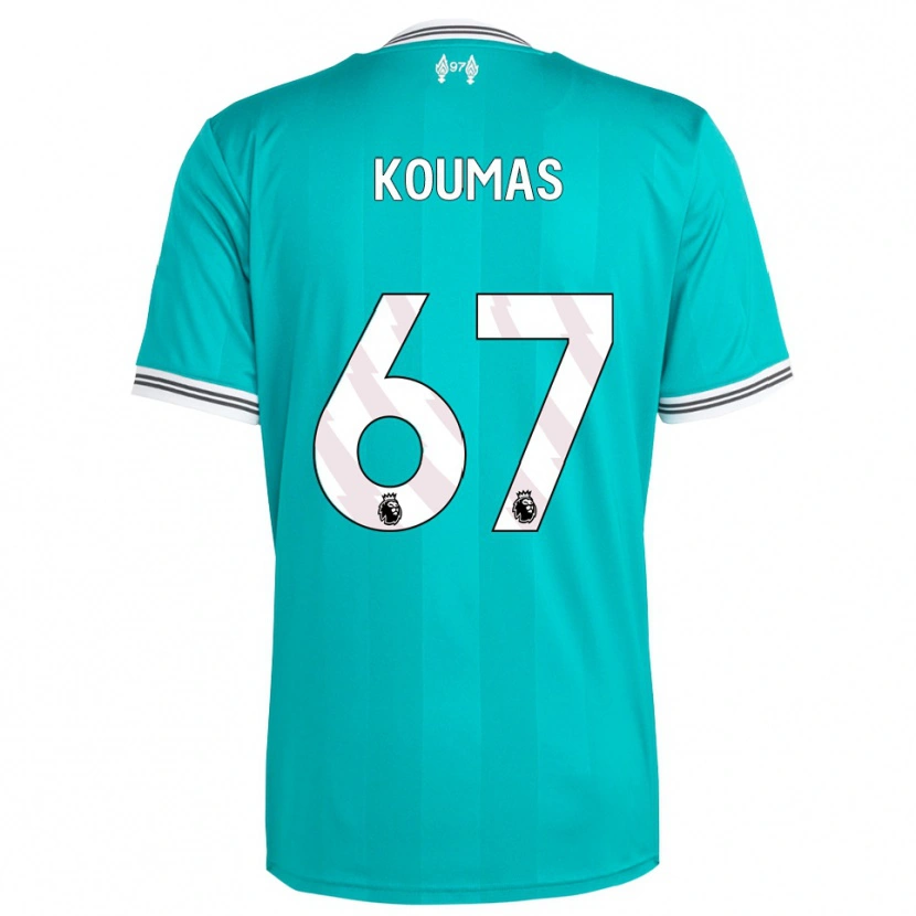 Danxen Damen Lewis Koumas #67 Grün Weiß Ausweichtrikot Trikot 2025/26 T-Shirt Österreich