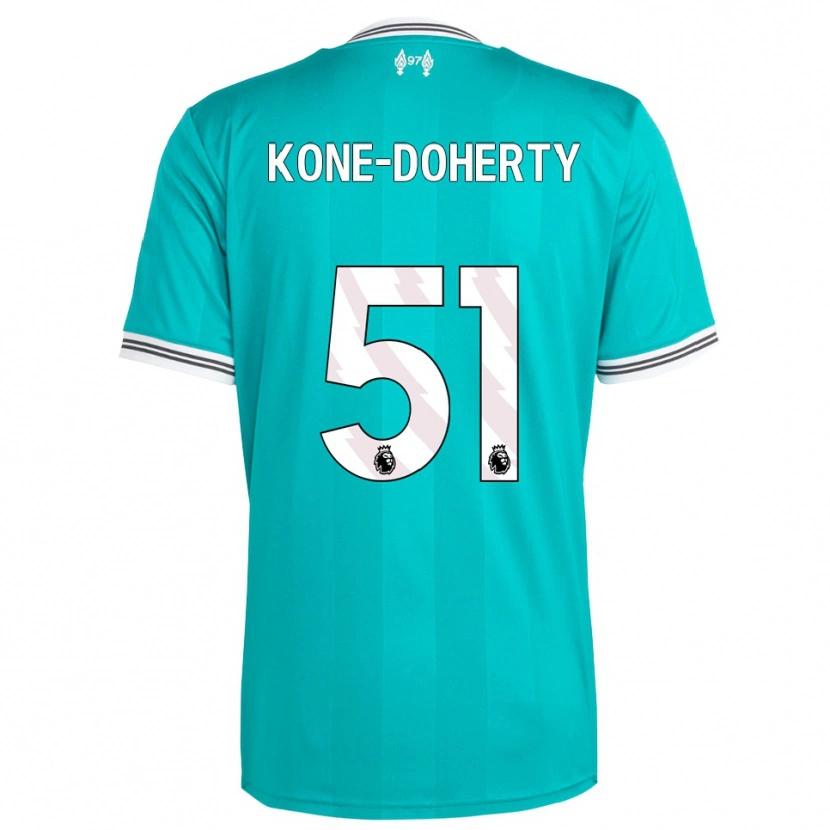 Danxen Damen Trent Kone-Doherty #51 Grün Weiß Ausweichtrikot Trikot 2025/26 T-Shirt Österreich