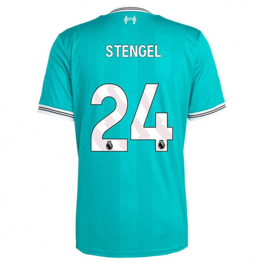 Danxen Damen Katie Stengel #24 Grün Weiß Ausweichtrikot Trikot 2025/26 T-Shirt Österreich