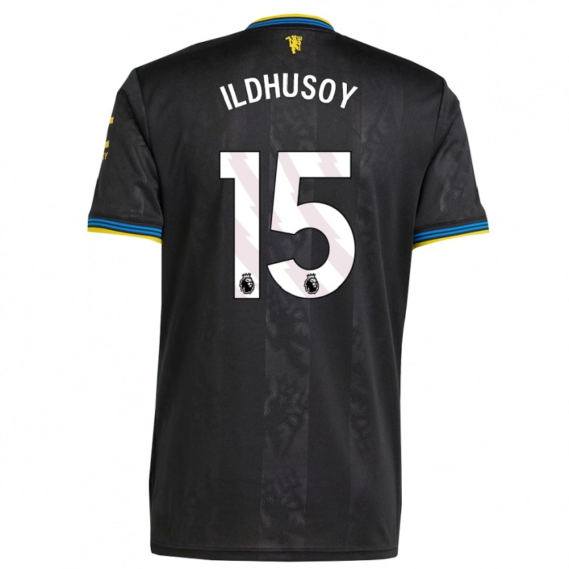 Danxen Damen Celin Bizet Ildhusøy #15 Schwarz Gelb Blau Ausweichtrikot Trikot 2025/26 T-Shirt Österreich