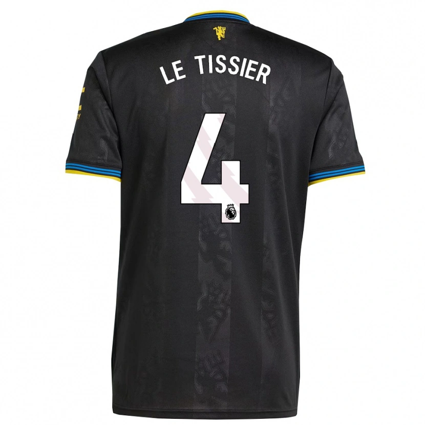 Danxen Damen Maya Le Tissier #4 Schwarz Gelb Blau Ausweichtrikot Trikot 2025/26 T-Shirt Österreich