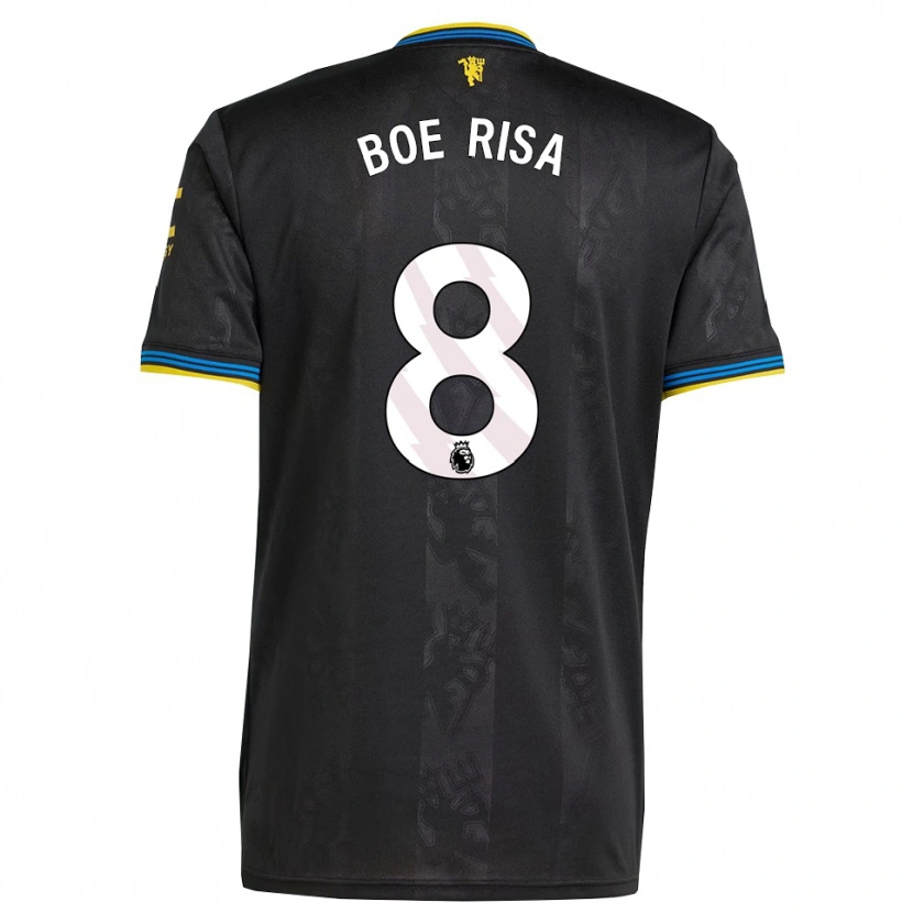 Danxen Damen Vilde Boe Risa #8 Schwarz Gelb Blau Ausweichtrikot Trikot 2025/26 T-Shirt Österreich