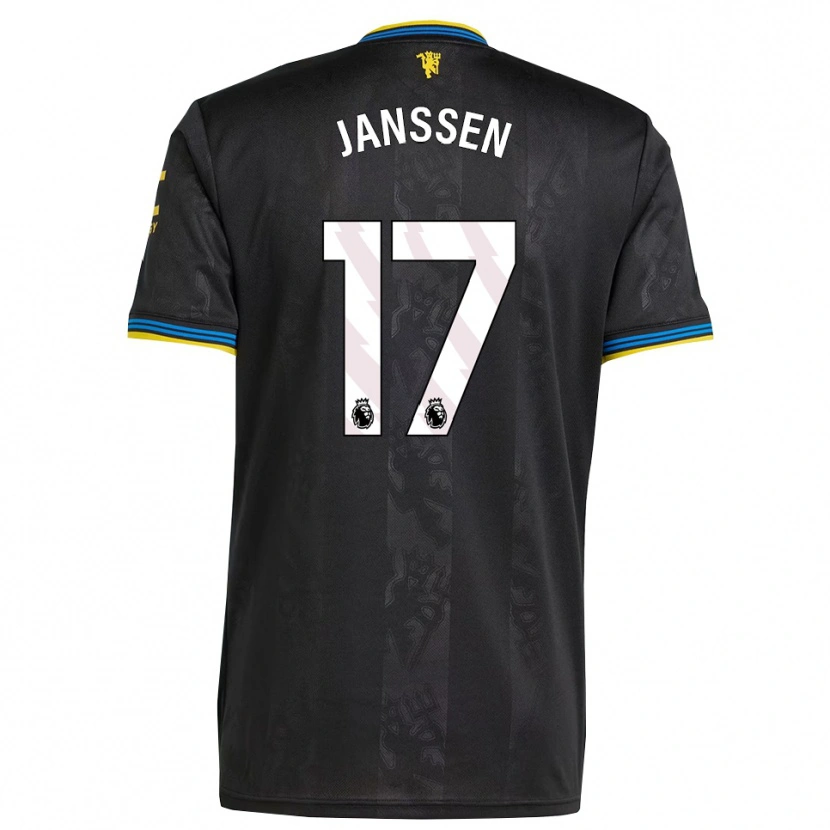 Danxen Damen Dominique Janssen #17 Schwarz Gelb Blau Ausweichtrikot Trikot 2025/26 T-Shirt Österreich