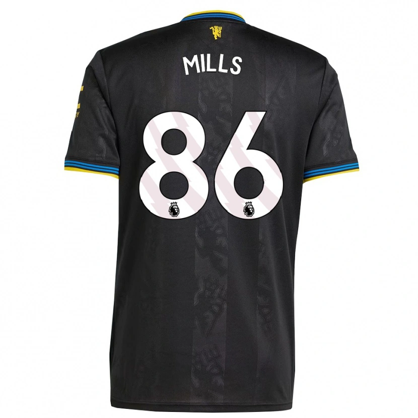 Danxen Damen Albert Mills #86 Schwarz Gelb Blau Ausweichtrikot Trikot 2025/26 T-Shirt Österreich