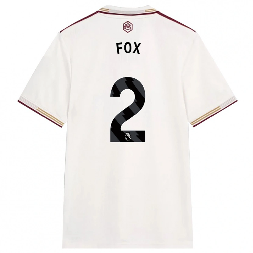 Danxen Damen Emily Fox #2 Creme Weiß Burgunderrot Ausweichtrikot Trikot 2025/26 T-Shirt Österreich