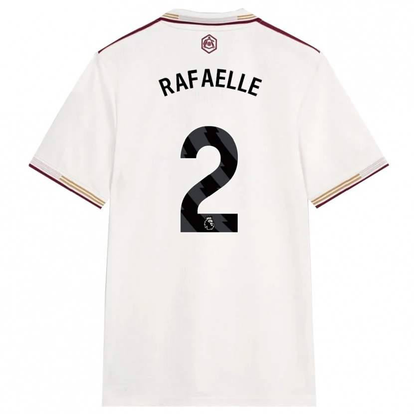 Danxen Damen Rafaelle Souza #2 Creme Weiß Burgunderrot Ausweichtrikot Trikot 2025/26 T-Shirt Österreich