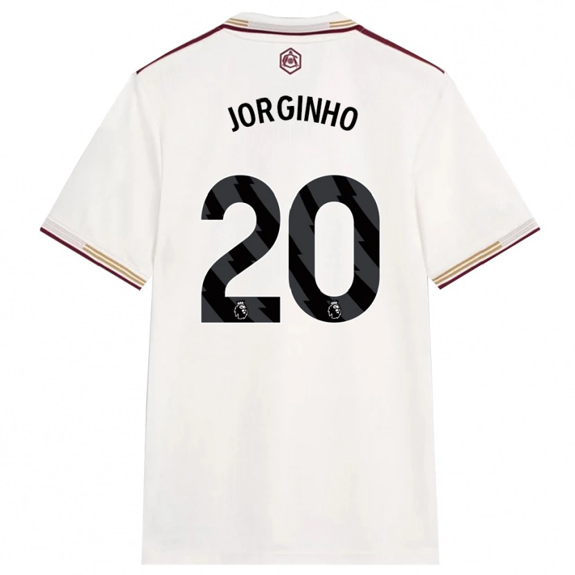 Danxen Damen Jorginho #20 Creme Weiß Burgunderrot Ausweichtrikot Trikot 2025/26 T-Shirt Österreich