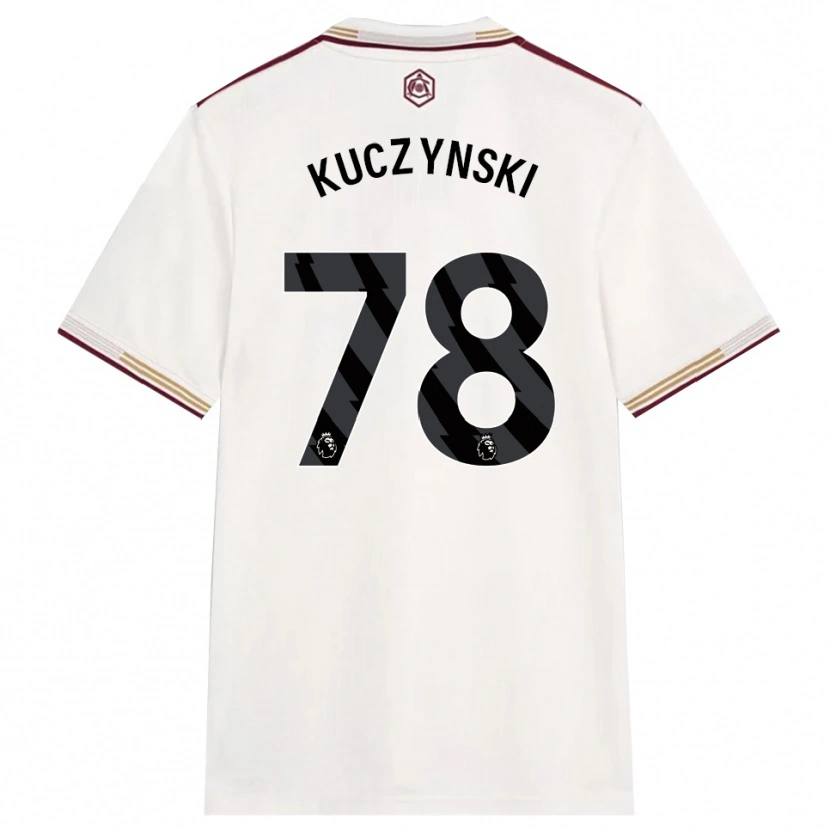 Danxen Damen Max Kuczynski #78 Creme Weiß Burgunderrot Ausweichtrikot Trikot 2025/26 T-Shirt Österreich