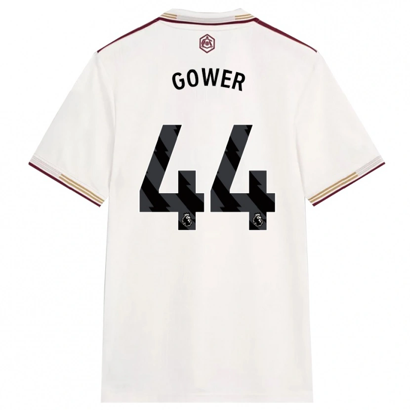 Danxen Damen Jimi Gower #44 Creme Weiß Burgunderrot Ausweichtrikot Trikot 2025/26 T-Shirt Österreich