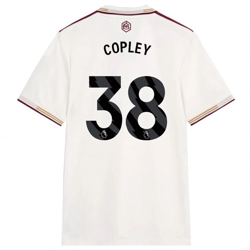 Danxen Damen Louie Copley #38 Creme Weiß Burgunderrot Ausweichtrikot Trikot 2025/26 T-Shirt Österreich