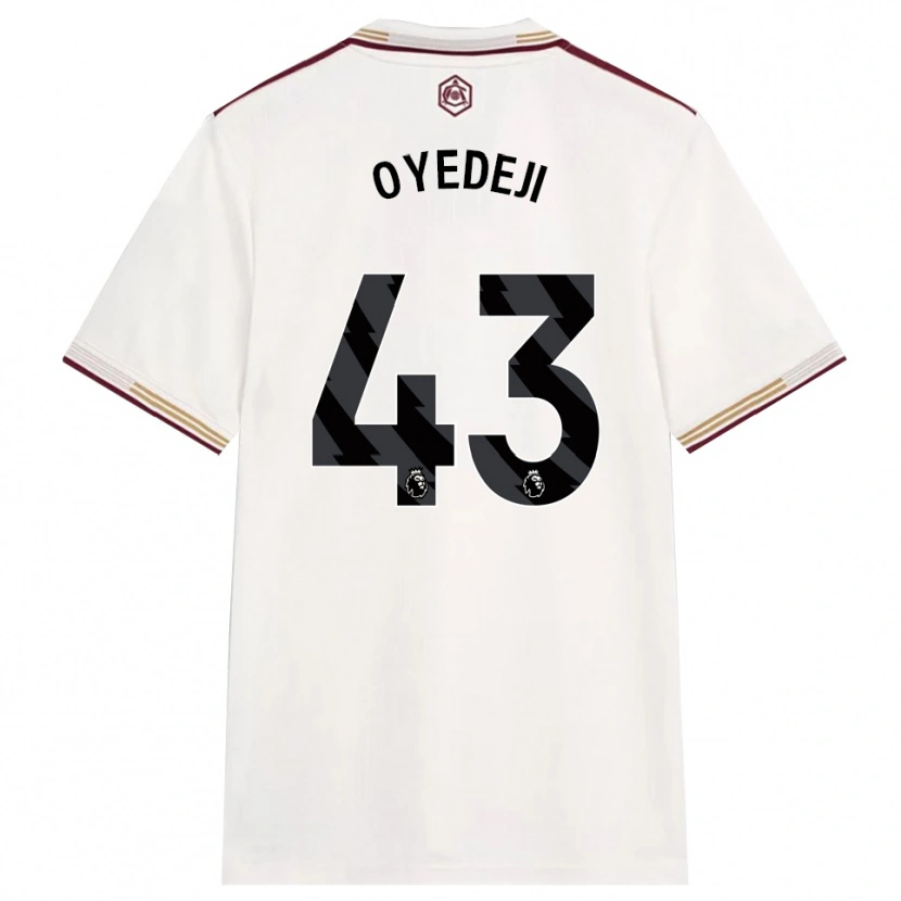 Danxen Damen Nathan Butler Oyedeji #43 Creme Weiß Burgunderrot Ausweichtrikot Trikot 2025/26 T-Shirt Österreich