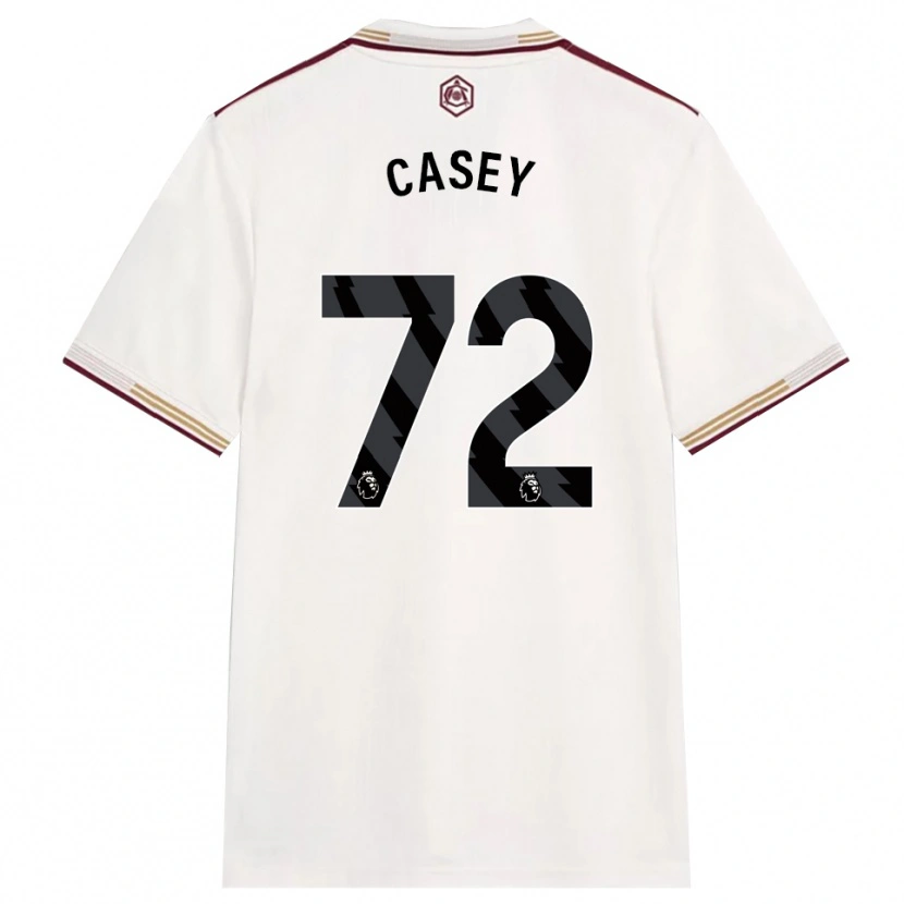 Danxen Damen Dan Casey #72 Creme Weiß Burgunderrot Ausweichtrikot Trikot 2025/26 T-Shirt Österreich
