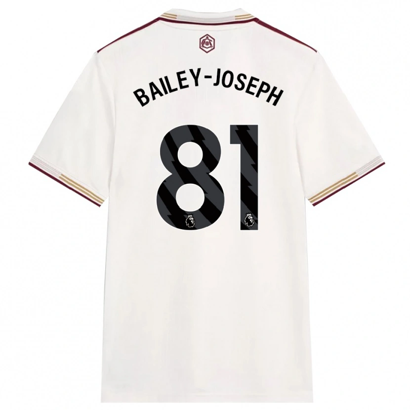 Danxen Damen Brando Bailey-Joseph #81 Creme Weiß Burgunderrot Ausweichtrikot Trikot 2025/26 T-Shirt Österreich