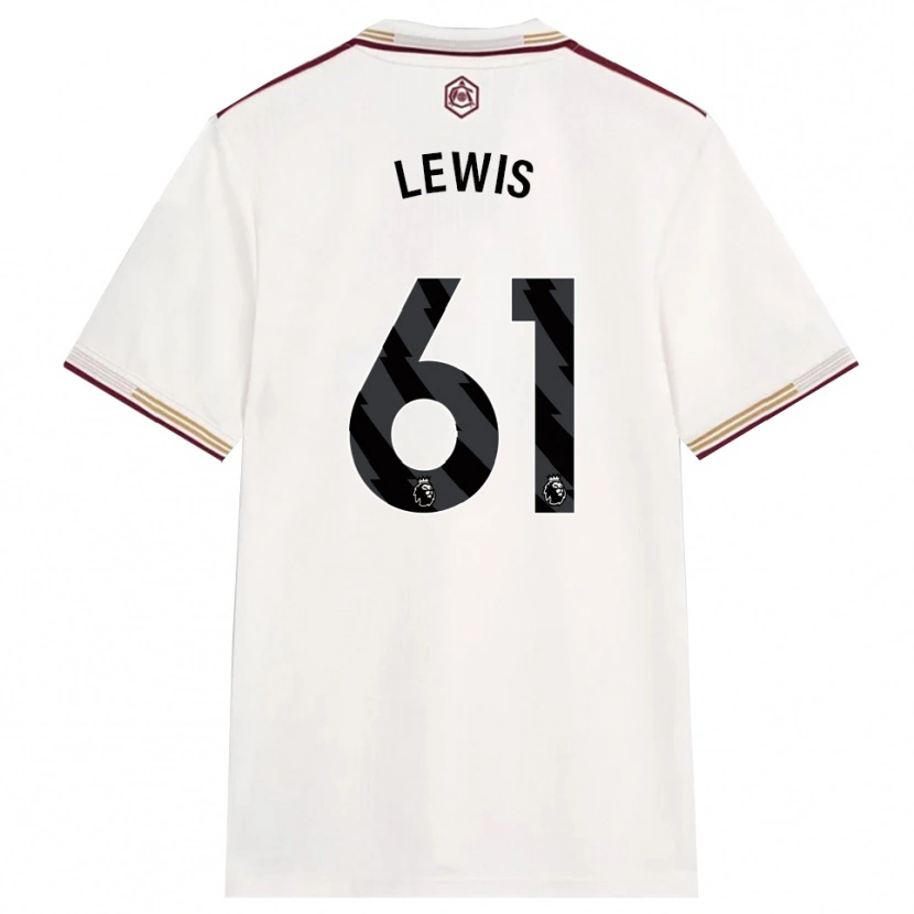 Danxen Damen George Lewis #61 Creme Weiß Burgunderrot Ausweichtrikot Trikot 2025/26 T-Shirt Österreich