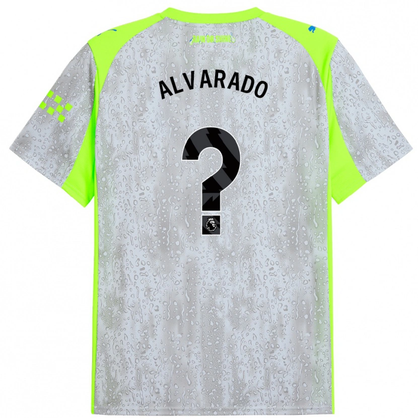Danxen Damen Lucas Alvarado #0 Grau Gelb Ausweichtrikot Trikot 2025/26 T-Shirt Österreich
