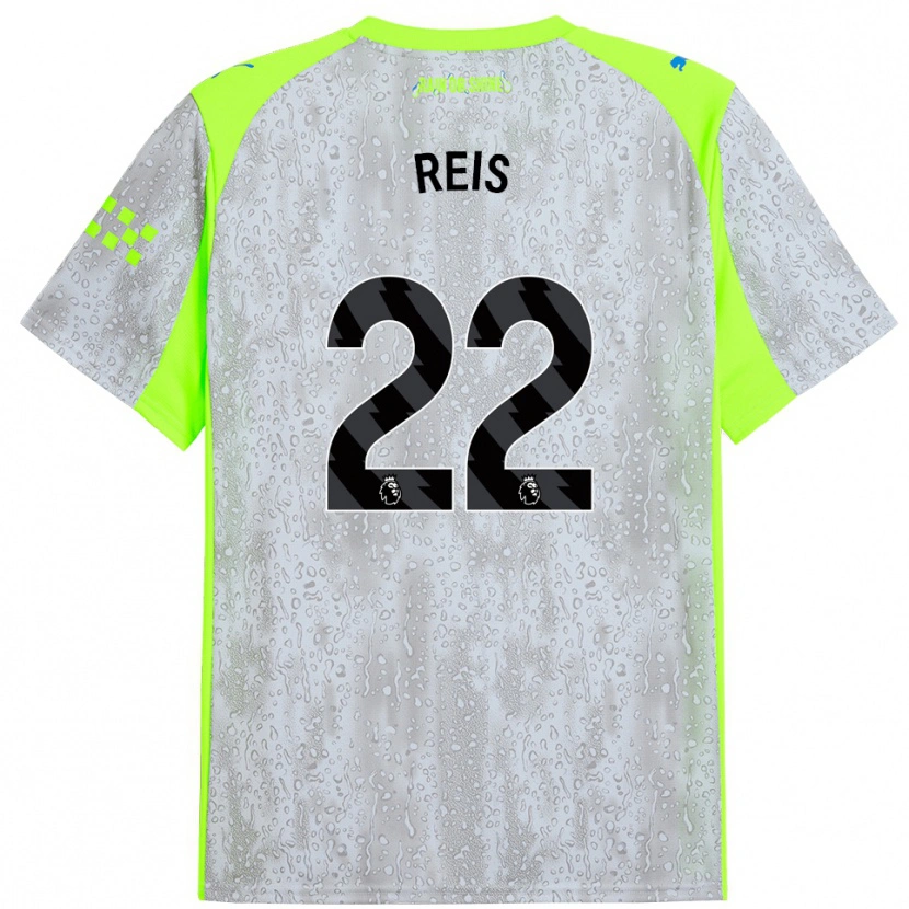 Danxen Damen Vitor Reis #22 Grau Gelb Ausweichtrikot Trikot 2025/26 T-Shirt Österreich