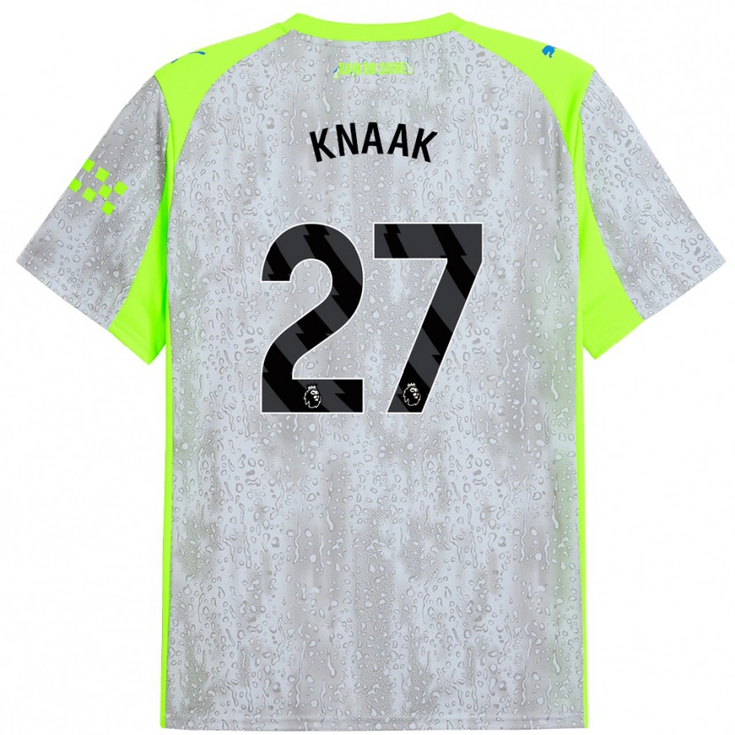 Danxen Damen Rebecca Knaak #27 Grau Gelb Ausweichtrikot Trikot 2025/26 T-Shirt Österreich