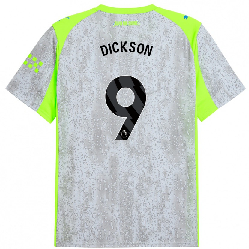 Danxen Damen Will Dickson #9 Grau Gelb Ausweichtrikot Trikot 2025/26 T-Shirt Österreich