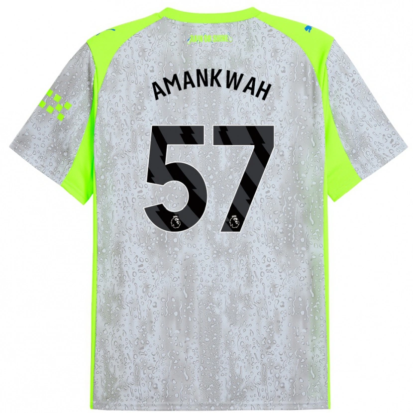 Danxen Damen Yeboah Amankwah #57 Grau Gelb Ausweichtrikot Trikot 2025/26 T-Shirt Österreich