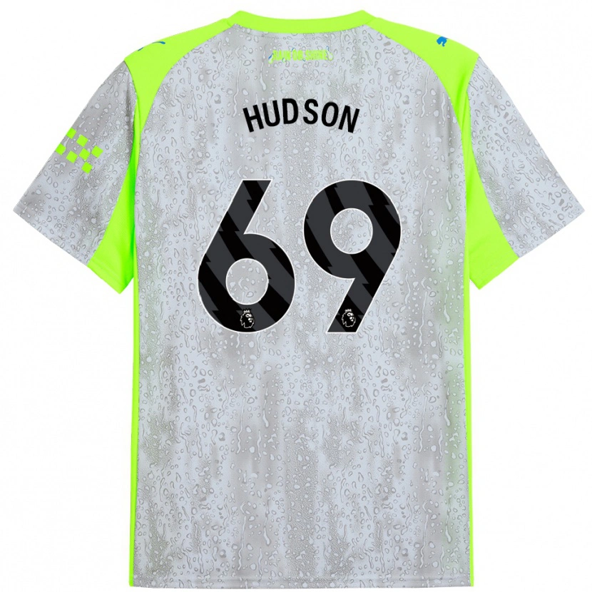 Danxen Damen Max Hudson #69 Grau Gelb Ausweichtrikot Trikot 2025/26 T-Shirt Österreich