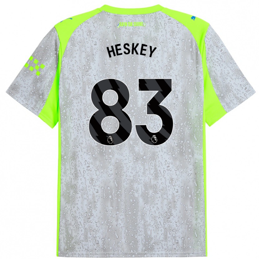 Danxen Damen Reigan Heskey #83 Grau Gelb Ausweichtrikot Trikot 2025/26 T-Shirt Österreich