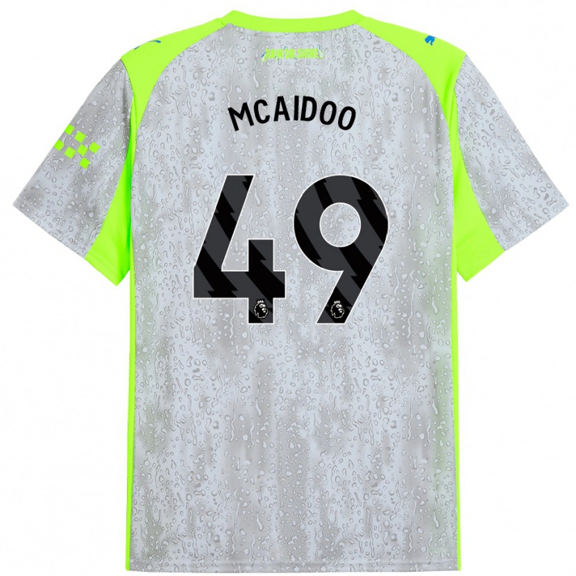 Danxen Damen Ryan Mcaidoo #49 Grau Gelb Ausweichtrikot Trikot 2025/26 T-Shirt Österreich