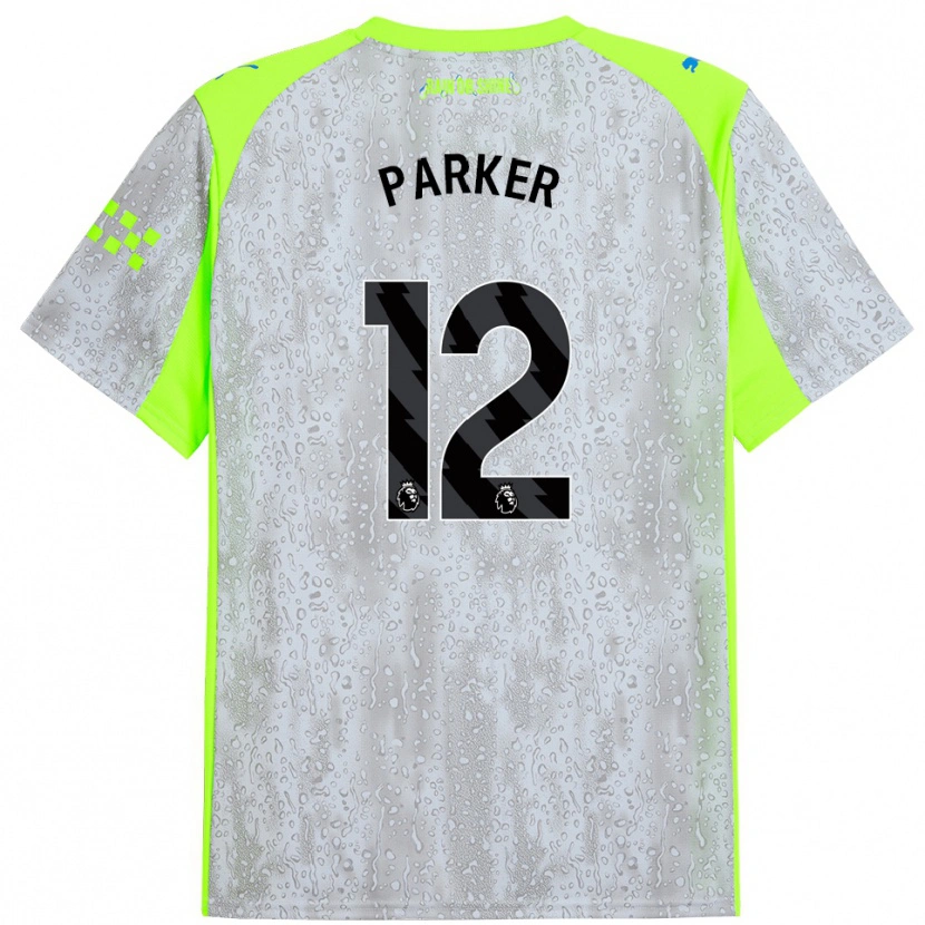 Danxen Damen Xavier Parker #12 Grau Gelb Ausweichtrikot Trikot 2025/26 T-Shirt Österreich
