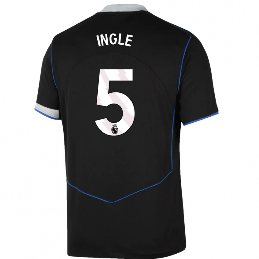 Danxen Damen Sophie Ingle #5 Schwarz Blau Silber Ausweichtrikot Trikot 2025/26 T-Shirt Österreich