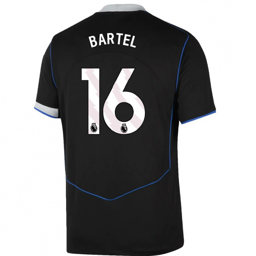 Danxen Damen Júlia Bartel #16 Schwarz Blau Silber Ausweichtrikot Trikot 2025/26 T-Shirt Österreich