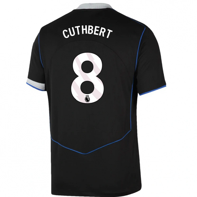 Danxen Damen Erin Cuthbert #8 Schwarz Blau Silber Ausweichtrikot Trikot 2025/26 T-Shirt Österreich