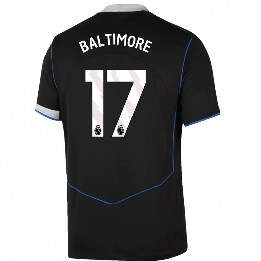 Danxen Damen Sandy Baltimore #17 Schwarz Blau Silber Ausweichtrikot Trikot 2025/26 T-Shirt Österreich