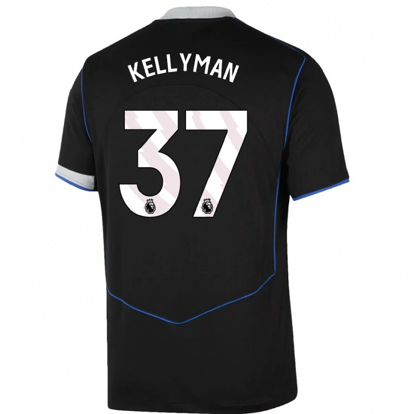 Danxen Damen Omari Kellyman #37 Schwarz Blau Silber Ausweichtrikot Trikot 2025/26 T-Shirt Österreich