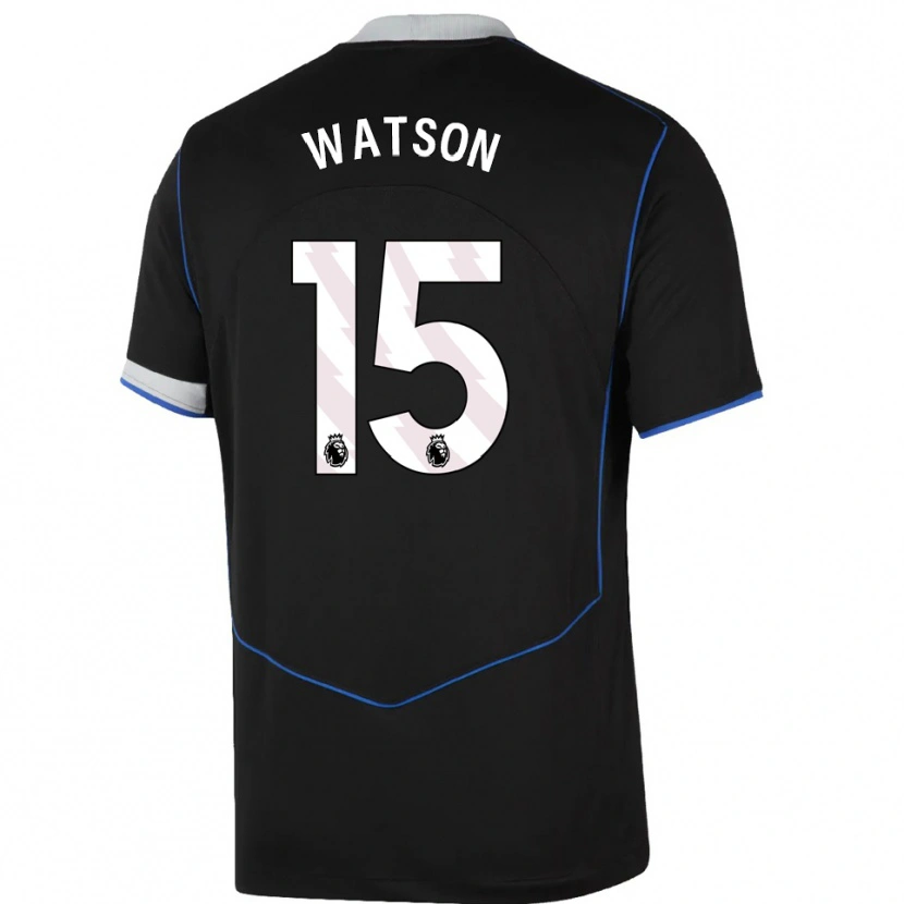 Danxen Damen Reggie Watson #15 Schwarz Blau Silber Ausweichtrikot Trikot 2025/26 T-Shirt Österreich