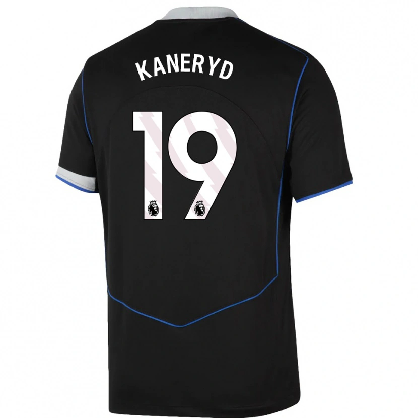 Danxen Damen Johanna Rytting Kaneryd #19 Schwarz Blau Silber Ausweichtrikot Trikot 2025/26 T-Shirt Österreich
