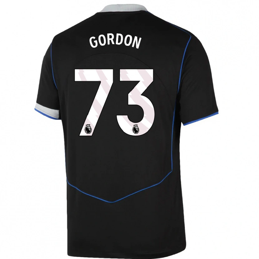 Danxen Damen Sol Gordon #73 Schwarz Blau Silber Ausweichtrikot Trikot 2025/26 T-Shirt Österreich