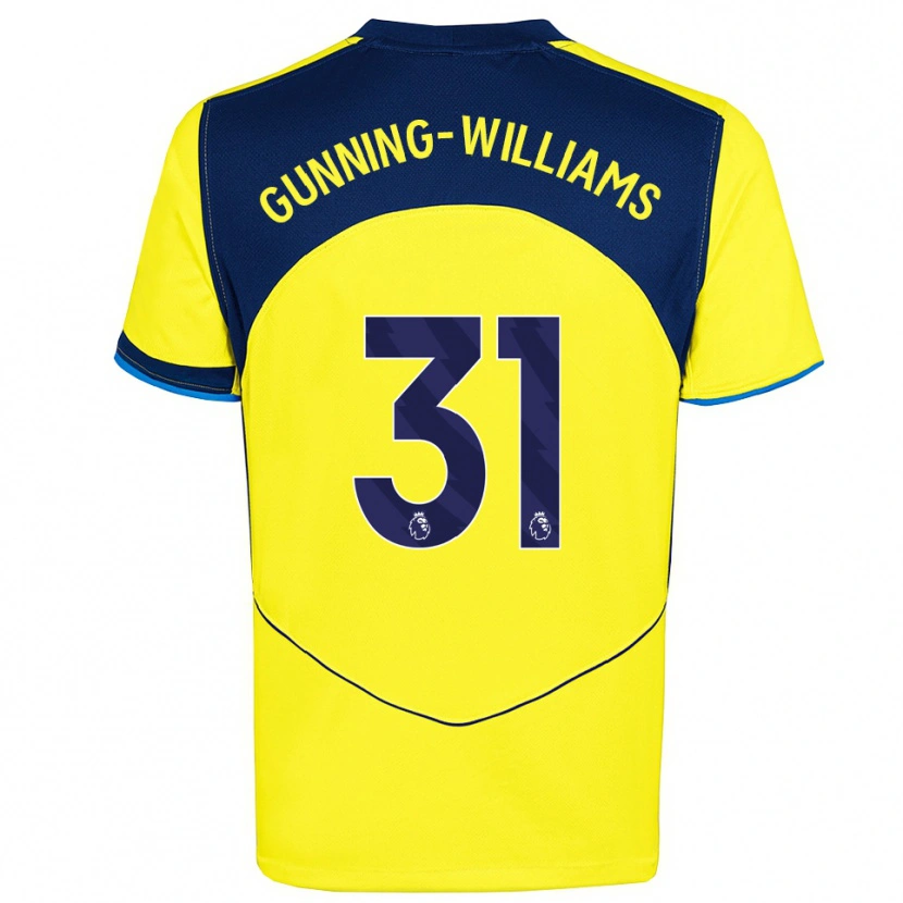 Danxen Damen Lenna Gunning-Williams #31 Gelb Marineblau Ausweichtrikot Trikot 2025/26 T-Shirt Österreich