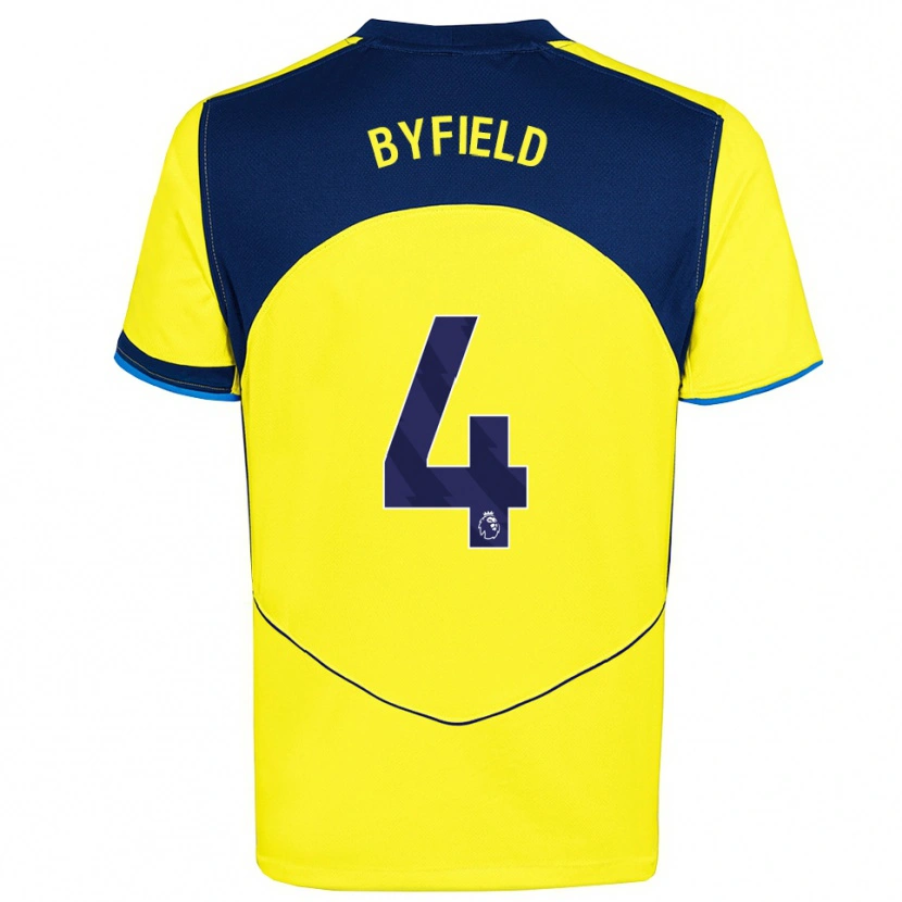 Danxen Damen Junai Byfield #4 Gelb Marineblau Ausweichtrikot Trikot 2025/26 T-Shirt Österreich
