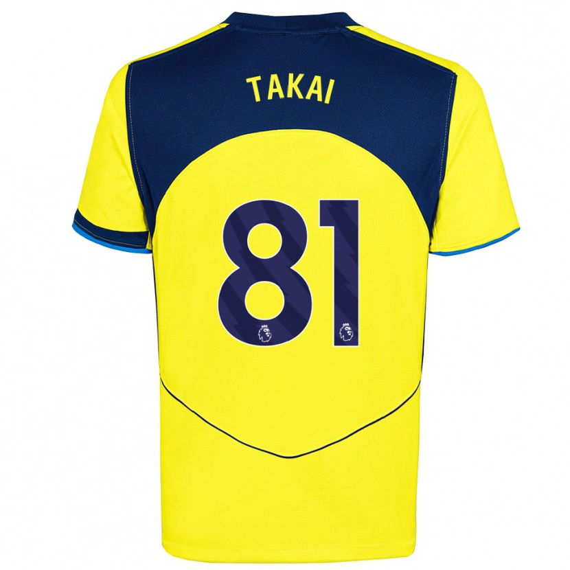 Danxen Damen Kota Takai #81 Gelb Marineblau Ausweichtrikot Trikot 2025/26 T-Shirt Österreich