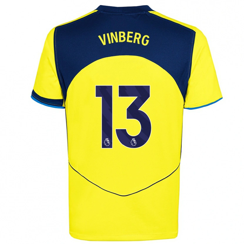 Danxen Damen Matilda Vinberg #13 Gelb Marineblau Ausweichtrikot Trikot 2025/26 T-Shirt Österreich
