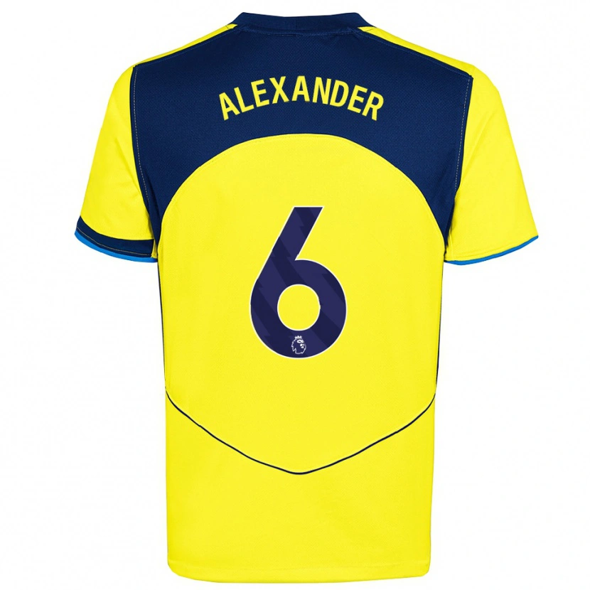 Danxen Damen Reiss-Alexander Russell-Denny #6 Gelb Marineblau Ausweichtrikot Trikot 2025/26 T-Shirt Österreich