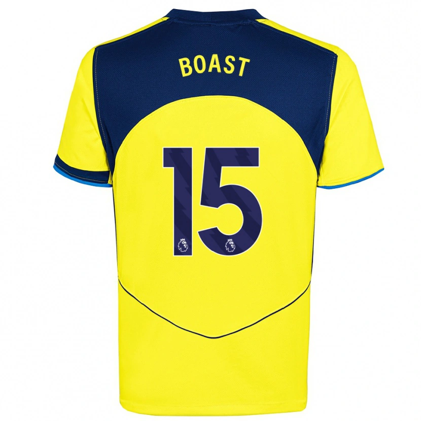 Danxen Damen Oliver Boast #15 Gelb Marineblau Ausweichtrikot Trikot 2025/26 T-Shirt Österreich
