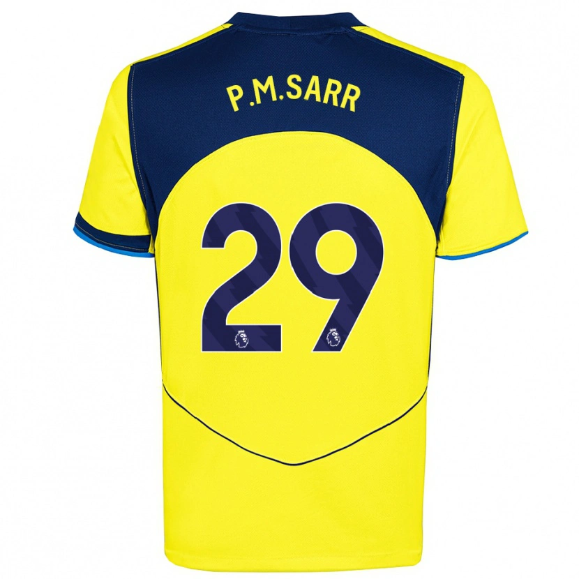 Danxen Damen Pape Matar Sarr #29 Gelb Marineblau Ausweichtrikot Trikot 2025/26 T-Shirt Österreich