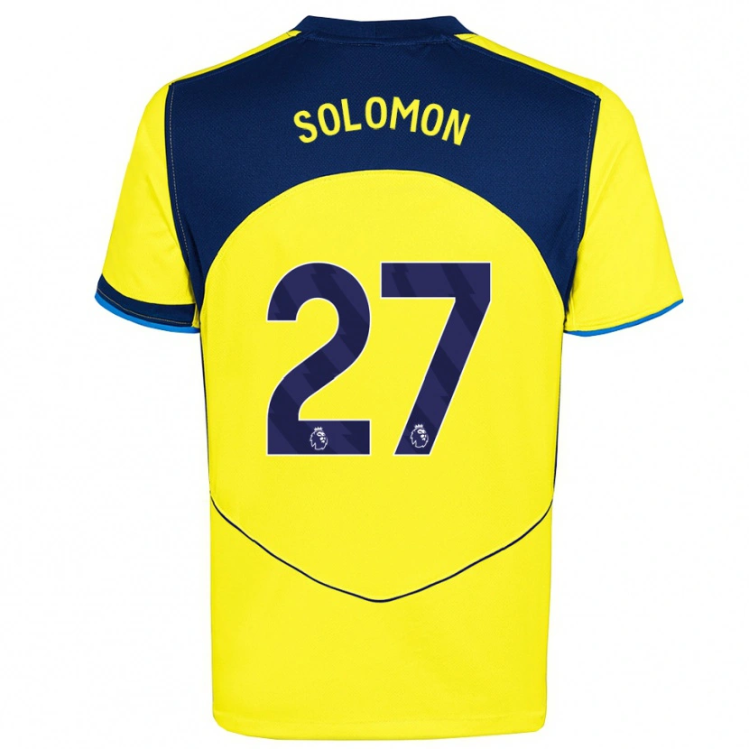 Danxen Damen Manor Solomon #27 Gelb Marineblau Ausweichtrikot Trikot 2025/26 T-Shirt Österreich