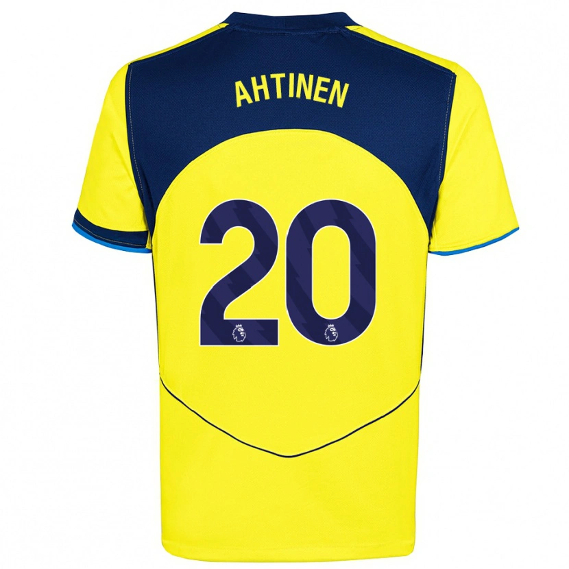 Danxen Damen Olga Ahtinen #20 Gelb Marineblau Ausweichtrikot Trikot 2025/26 T-Shirt Österreich
