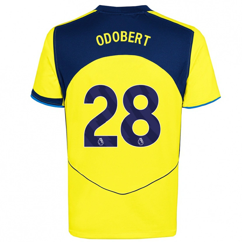 Danxen Damen Wilson Odobert #28 Gelb Marineblau Ausweichtrikot Trikot 2025/26 T-Shirt Österreich