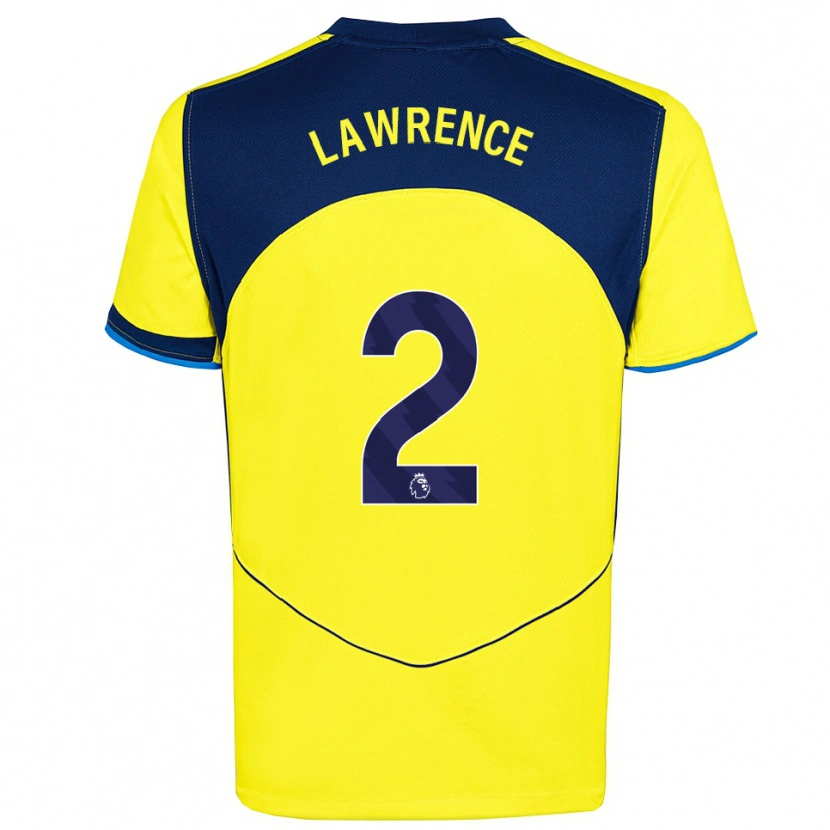 Danxen Damen Donte Lawrence #2 Gelb Marineblau Ausweichtrikot Trikot 2025/26 T-Shirt Österreich